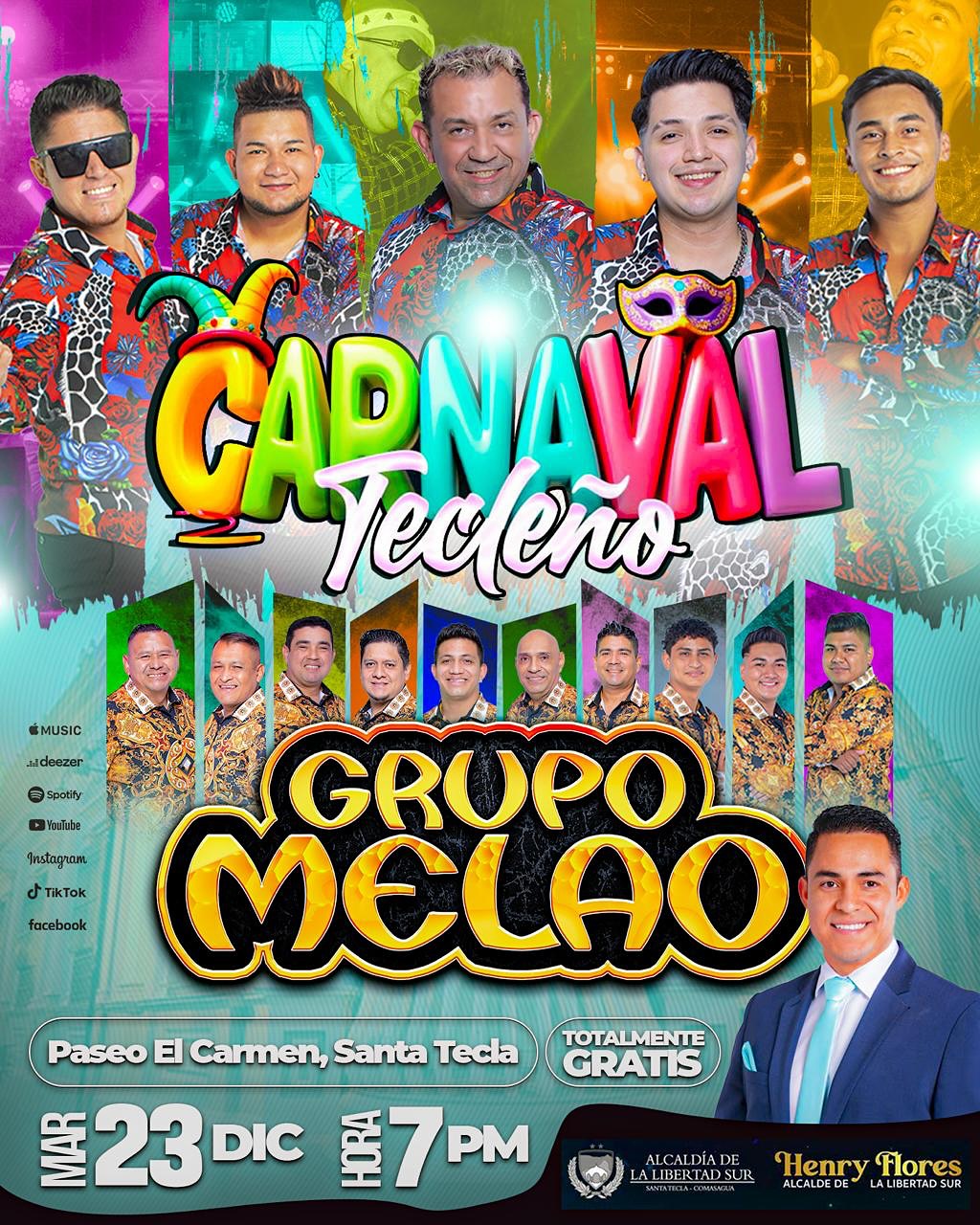 🎭✨ ¡El Carnaval Tecleño está por comenzar! 🎶🔥
