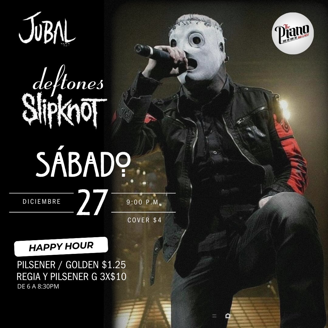 Tributo a Deftones y Slipknot 
