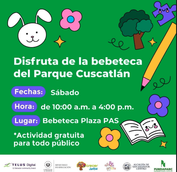 La bebeteca del Parque Cuscatlán