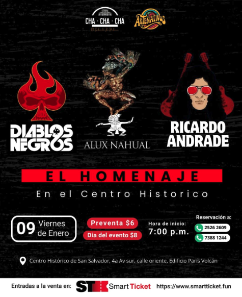 El Homenaje Diablos Negros, Alux Nahual y Ricardo Andrade 