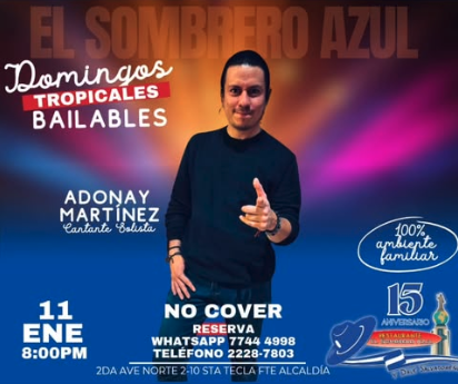 Domingos Tropicales En El Sombrero Azul