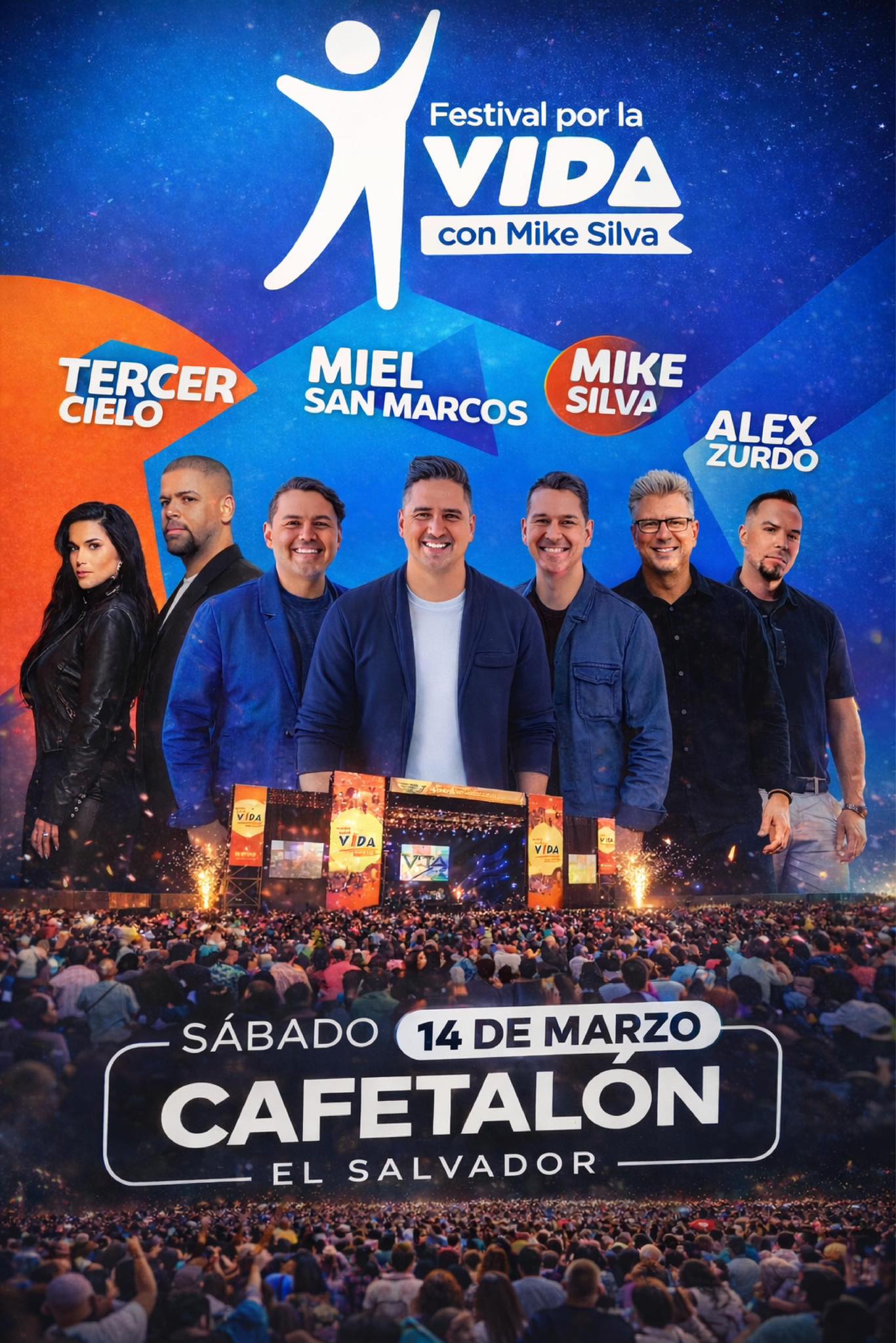 Festival por la Vida con Mike Silva, Alex Zurdo, Tercer Cielo, Miel San Marcos Y Raza For Christ 