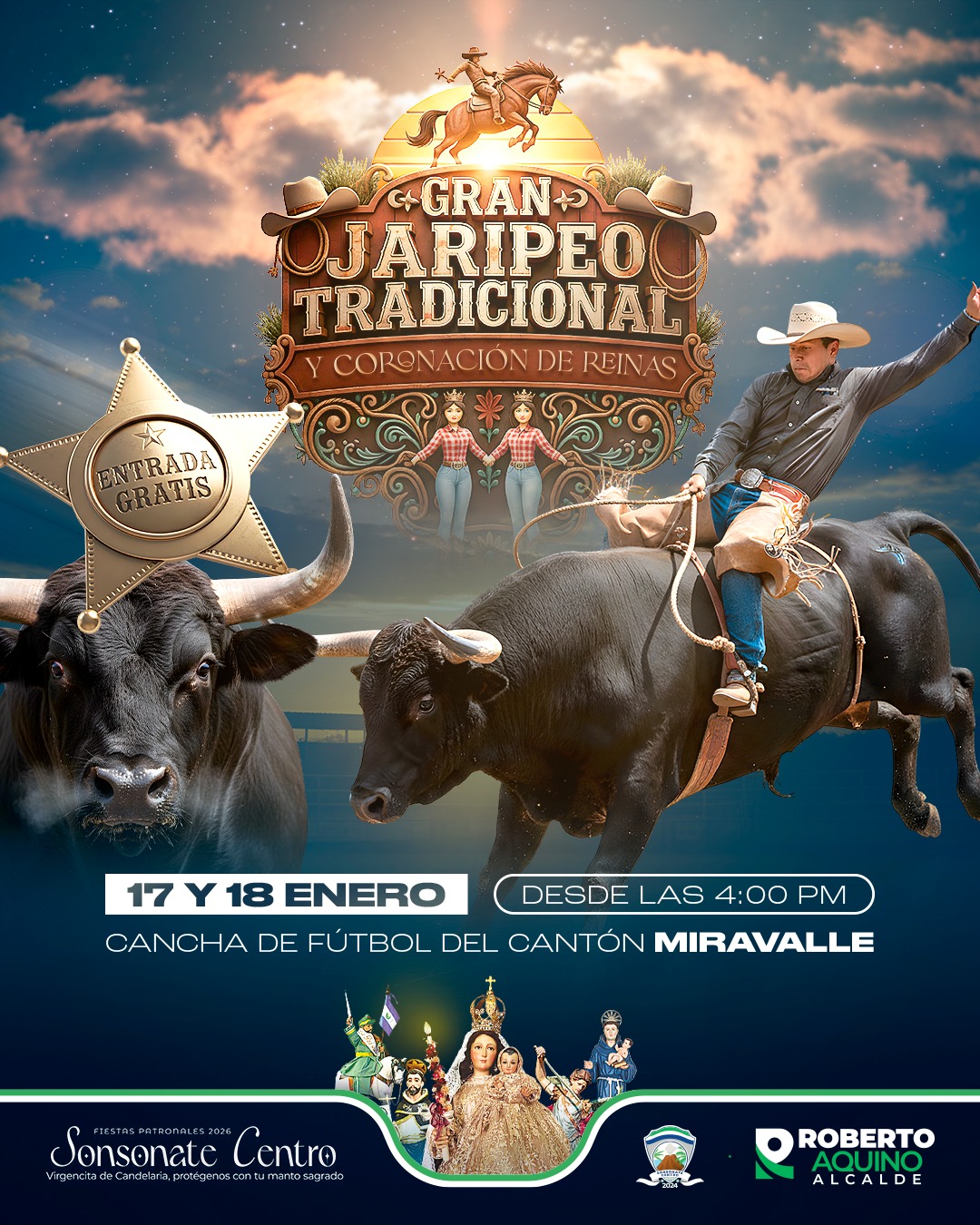 Gran Jaripeo Tradicional y Coronación de Reinas 👑🐂