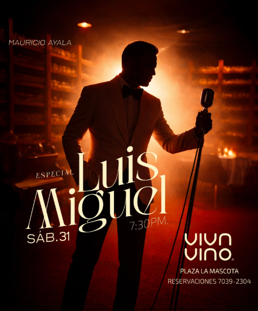 🎤 Noche Especial: Tributo a Luis Miguel  