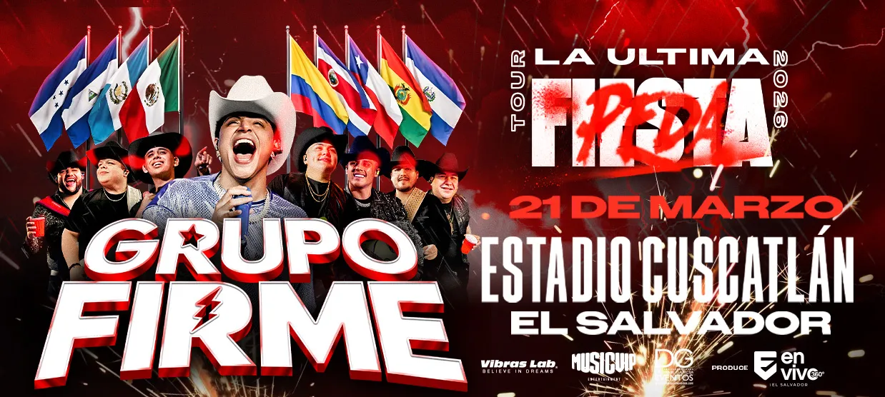 ¡Concierto De Grupo Firme En El Salvador 2026!🇸🇻🤠