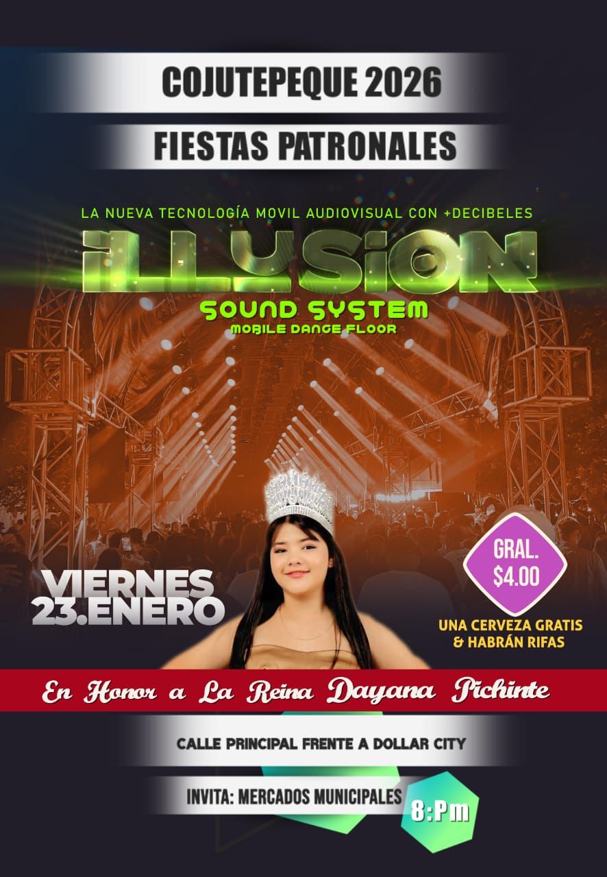 🎉 COJUTEPEQUE 2026 - FIESTAS PATRONALES 🎉