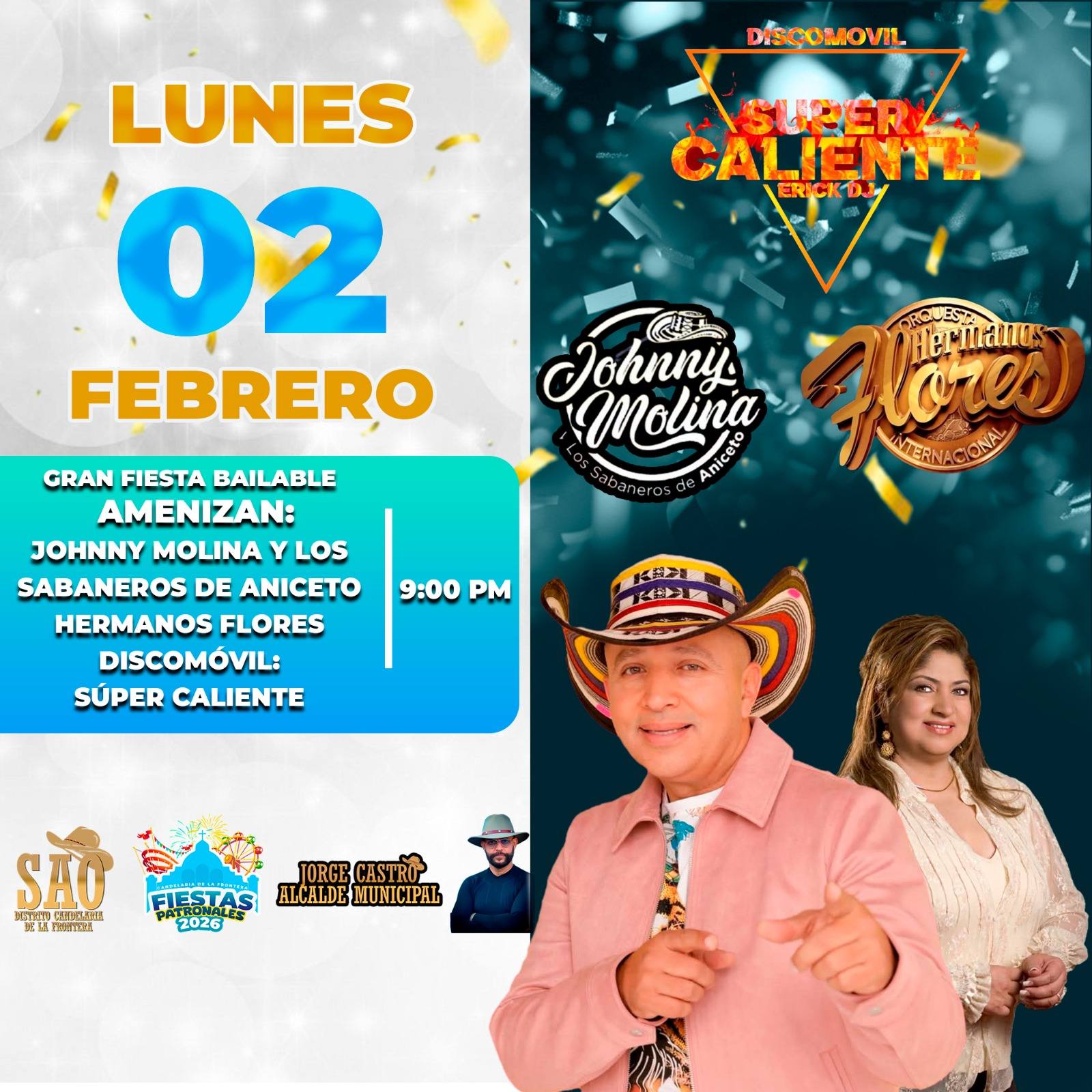 🎉 GRAN FIESTA BAILABLE – Fiestas Patronales 2026 🎉