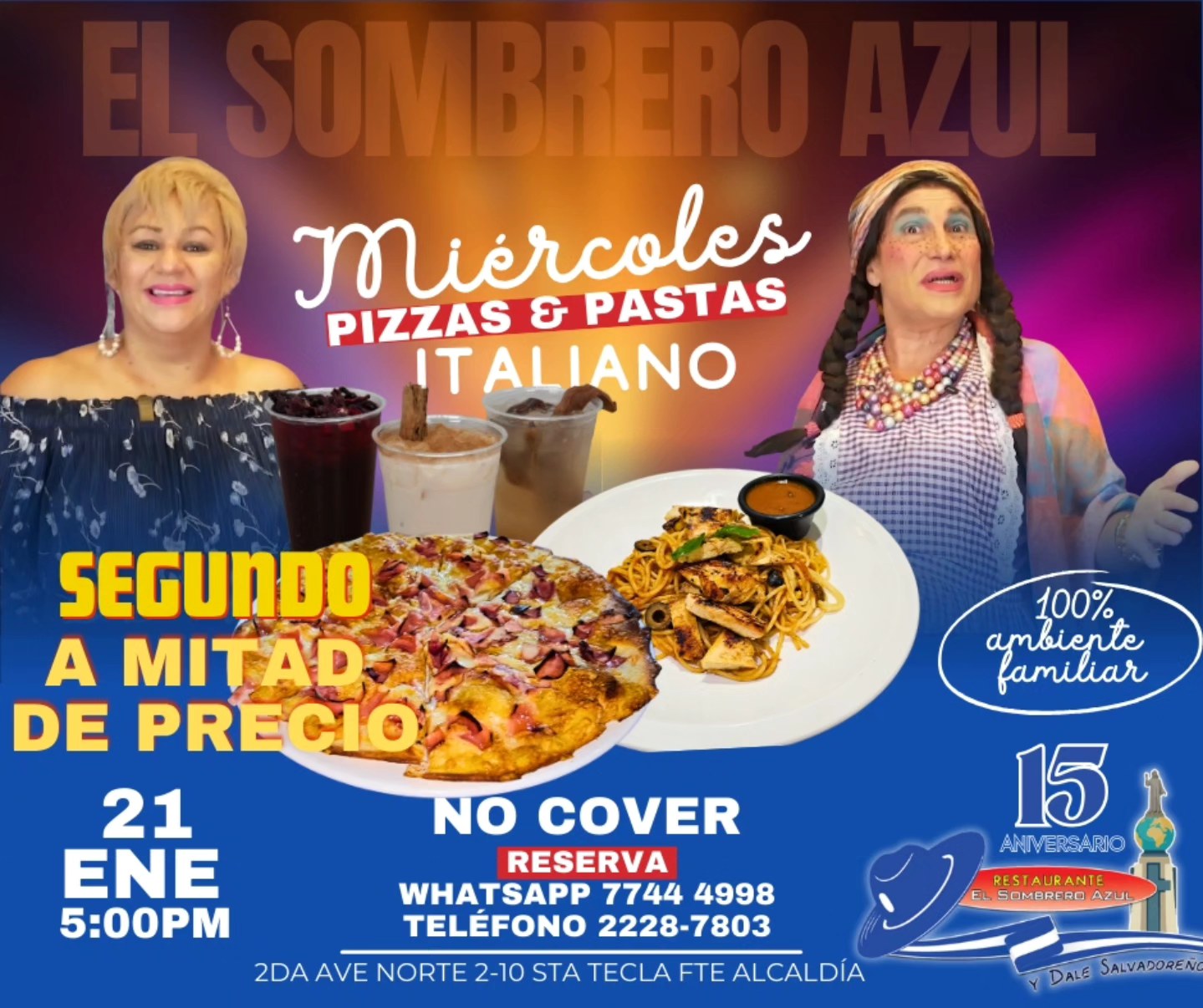 Miércoles De Pizzas y Pastas