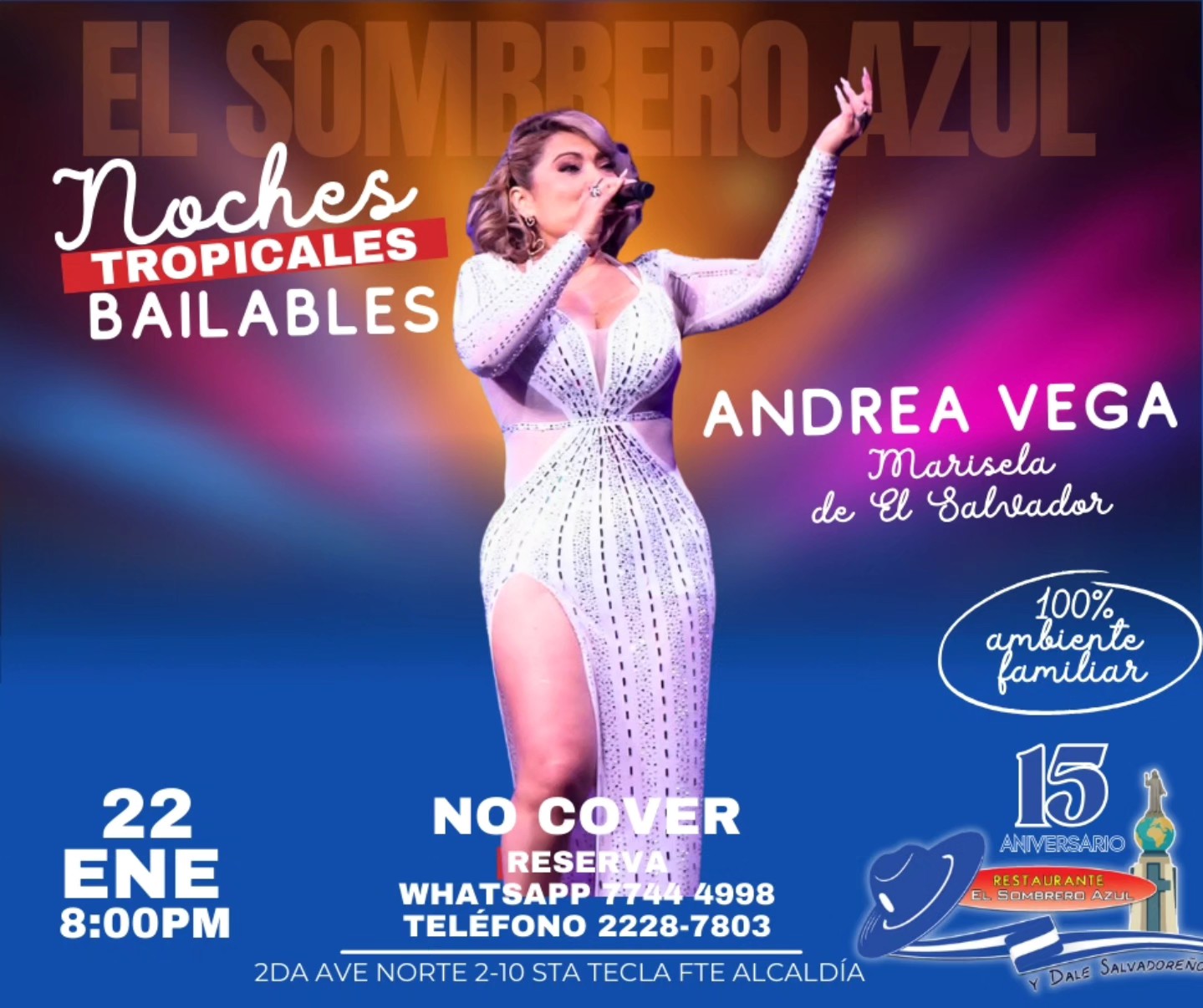 Noches Tropicales Con Andrea Vega