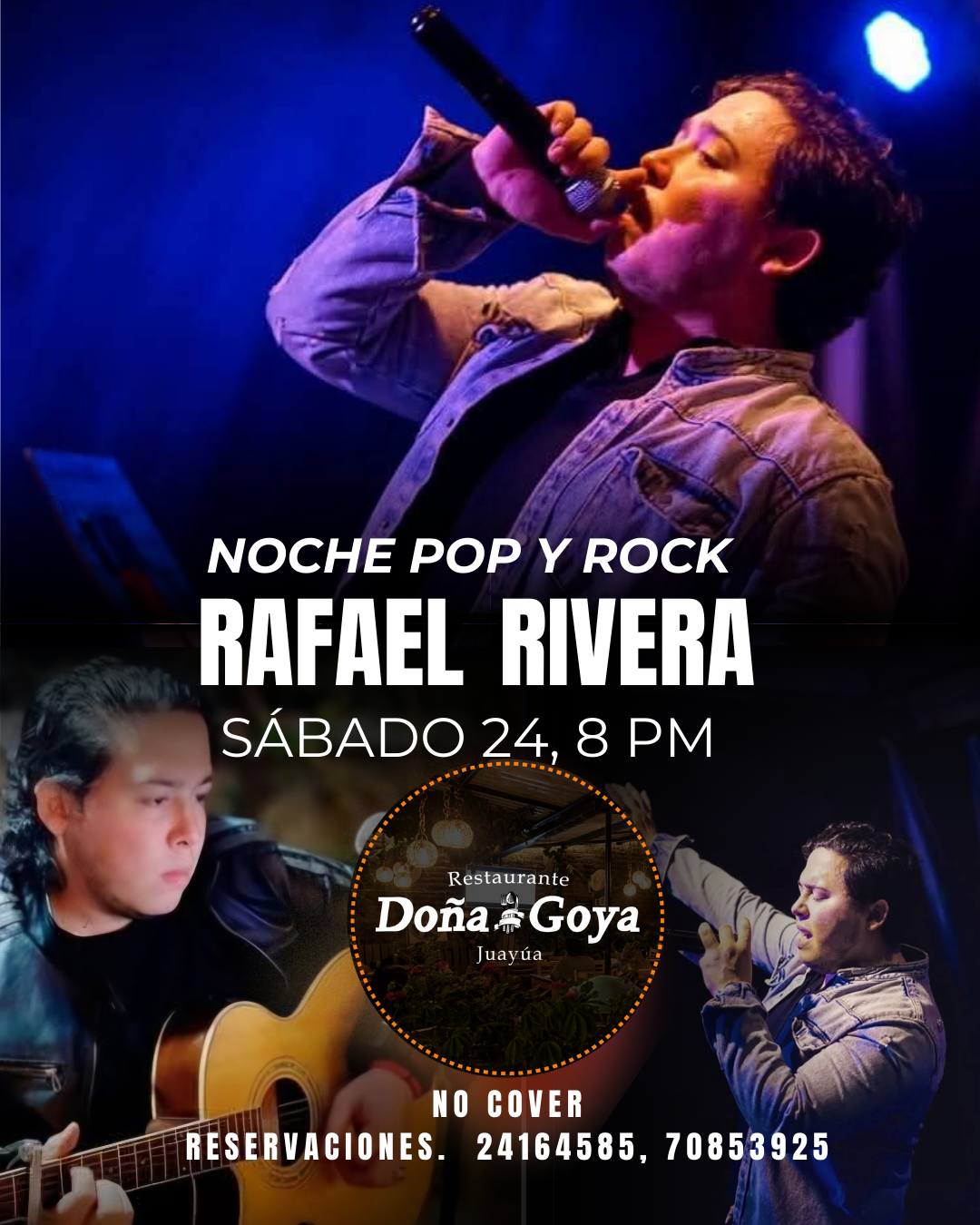 🎤 ¡Noche de Pop y Rock en Juayúa! 🎸