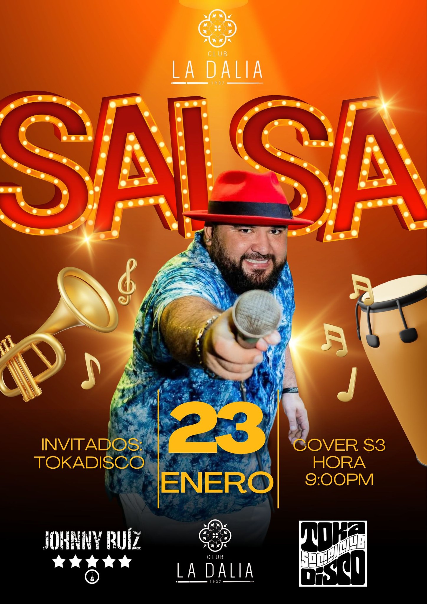 🎺 ¡Noche de Salsa en Club La Dalia! 🕺💃