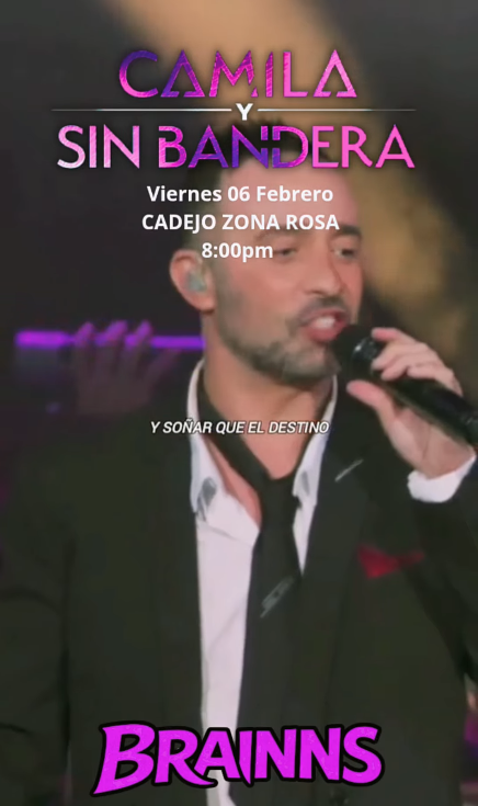 Tributo a Camila y Sin Bandera