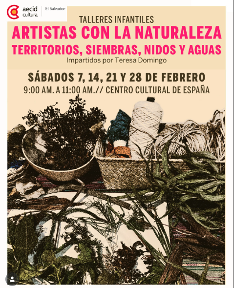 TALLERES INFANTILES ARTISTAS CON LA NATURALEZA