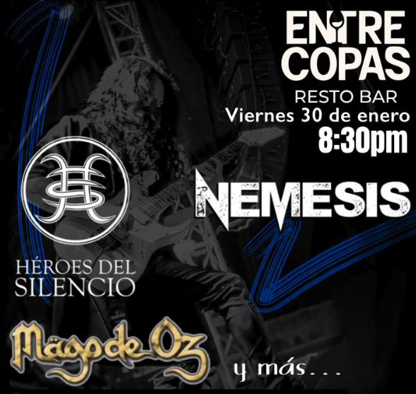 Noche De Héroes Del Silencio En Entre Copas Resto Bar