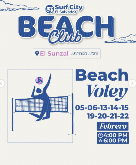 Beach Voley En El Sunzal 