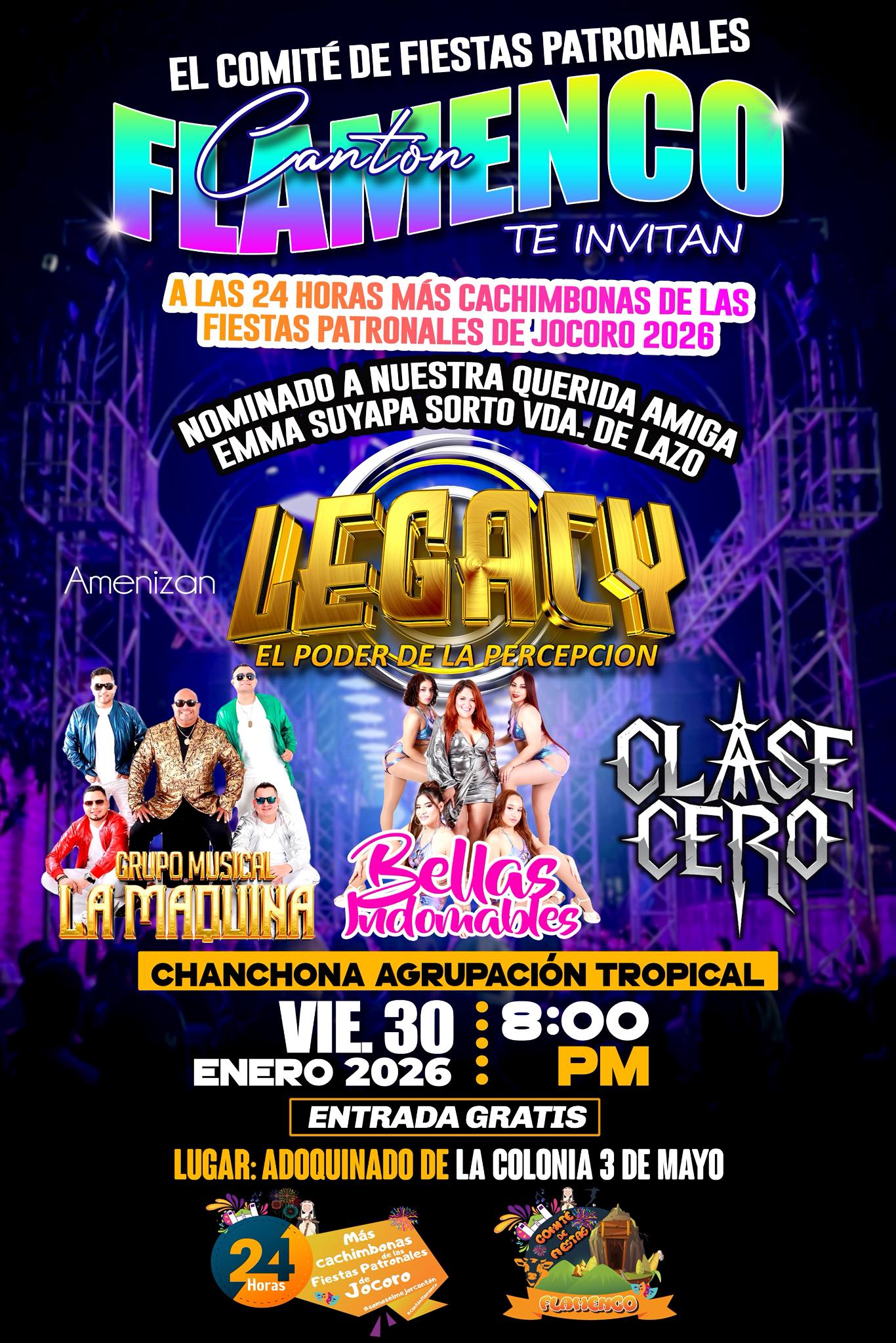 Fiestas Patronales de Jocoro 2026 ✨