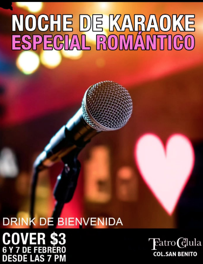 NOCHE DE KARAOKE ESPECIAL ROMÁNTICO