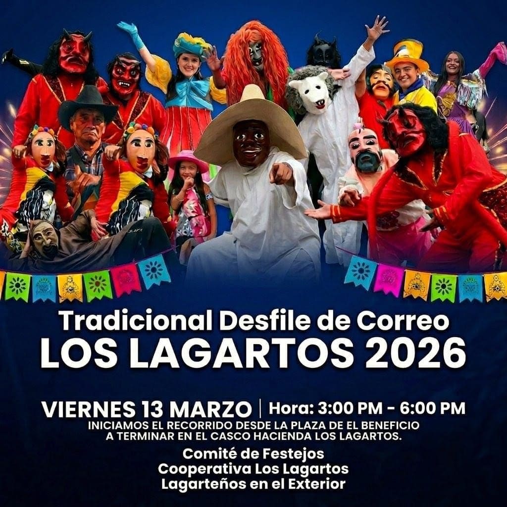 Tradicional Desfile de Correo LOS LAGARTOS 2026