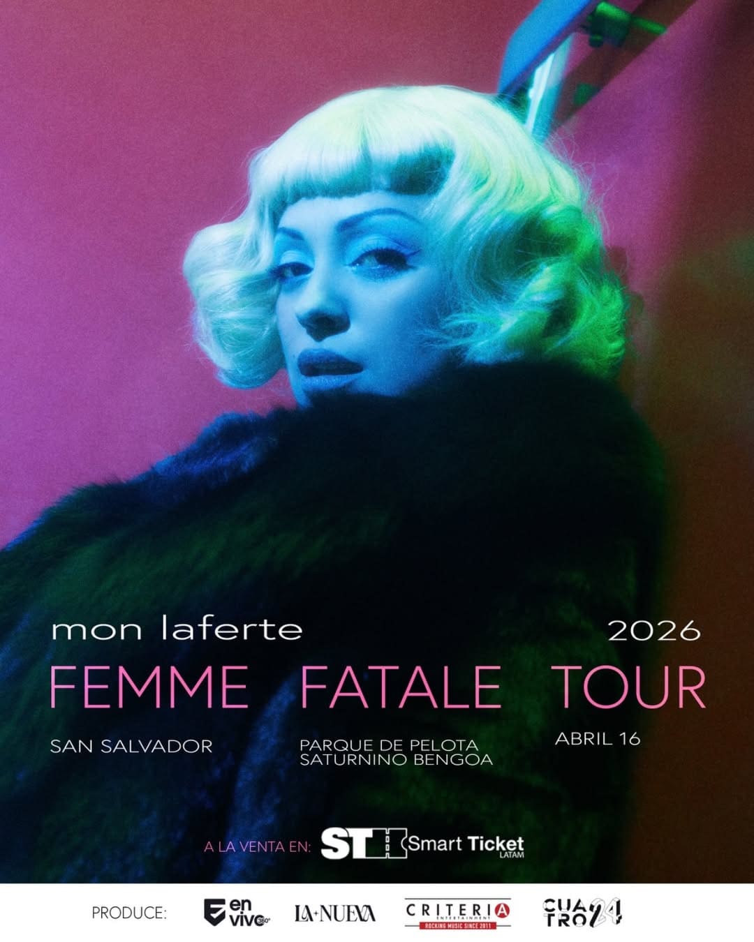 image of Concierto De Mon Laferte En El Salvador 2026