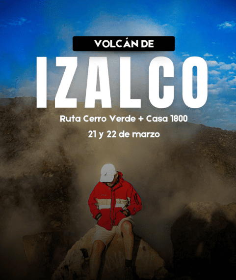 🌫️ Amanecer Volcán de Izalco + Cerro Verde + Casa 1800