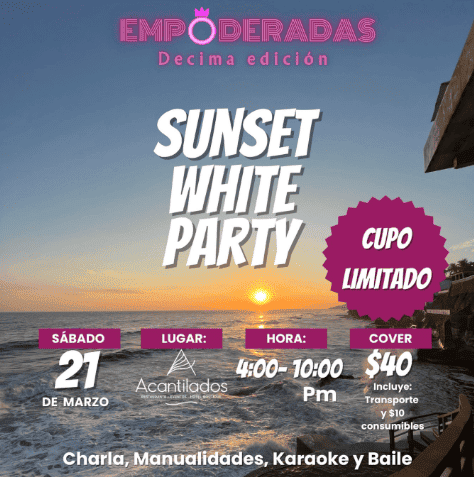 Sunset White Party🤍🌅