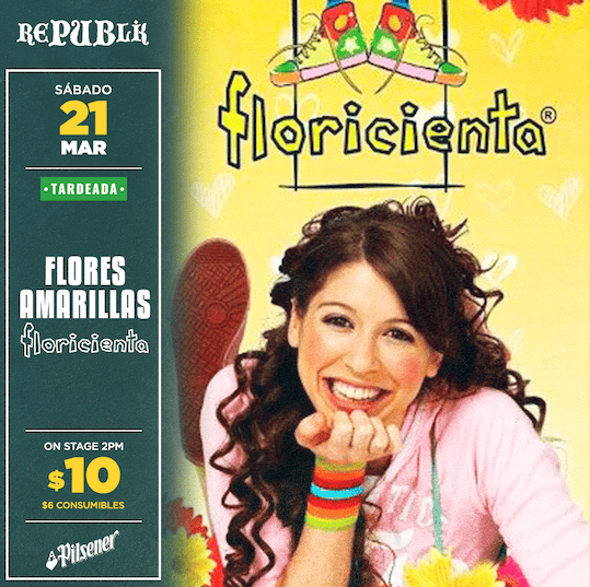 Tardeada de Flores Amarilla «Floricienta»