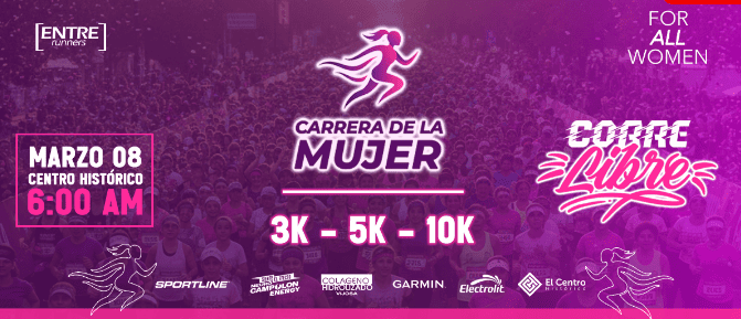 🇸🇻 🏃‍♀️🌺 Carrera de la Mujer – Corre Libre 🌺🏃‍♀️ 🇸🇻