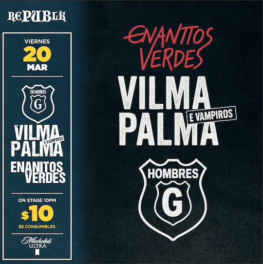 Tributo a Vilma Palma, Enanitos Verdes y Hombres G 