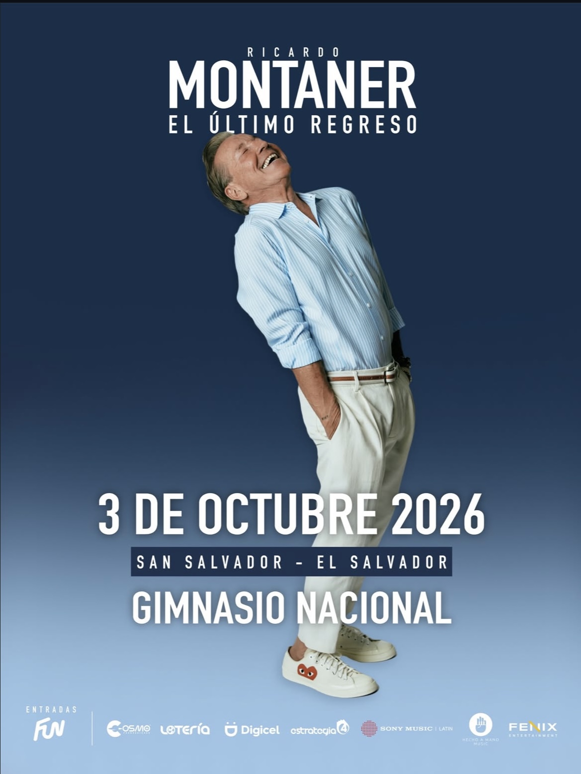 ¡Concierto De Ricardo Montaner En El Salvador 2026!🇸🇻❤️‍🔥