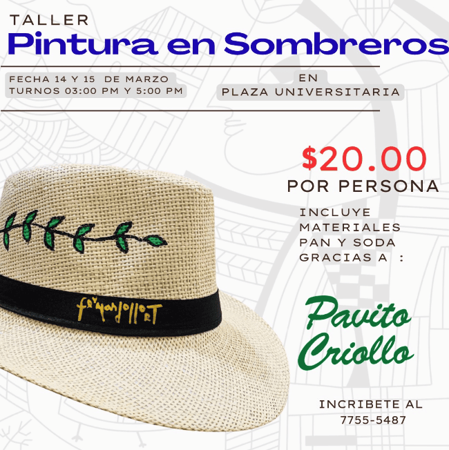 Taller: Pintura En Sombrero