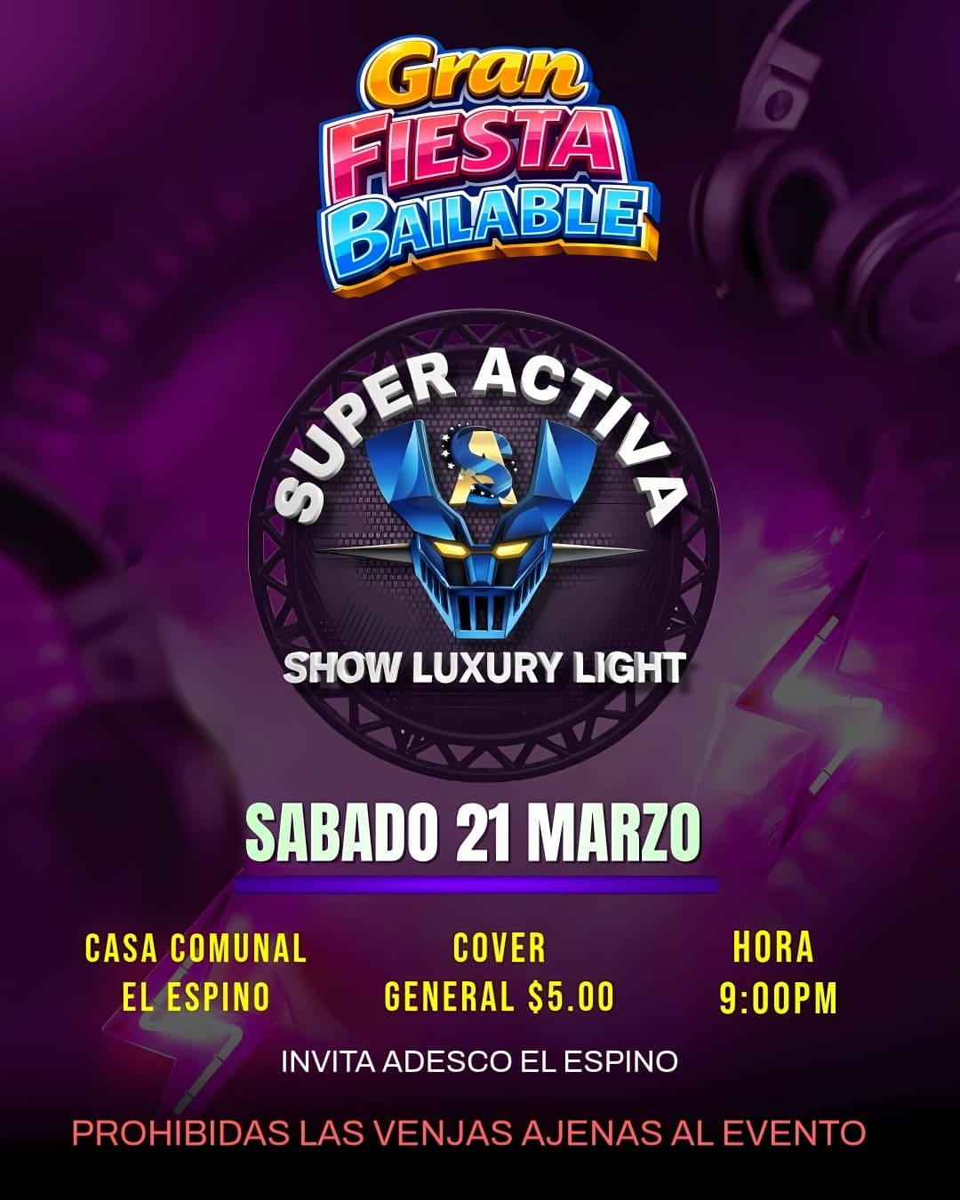 Gran Fiesta Bailable En El Canto El Espino