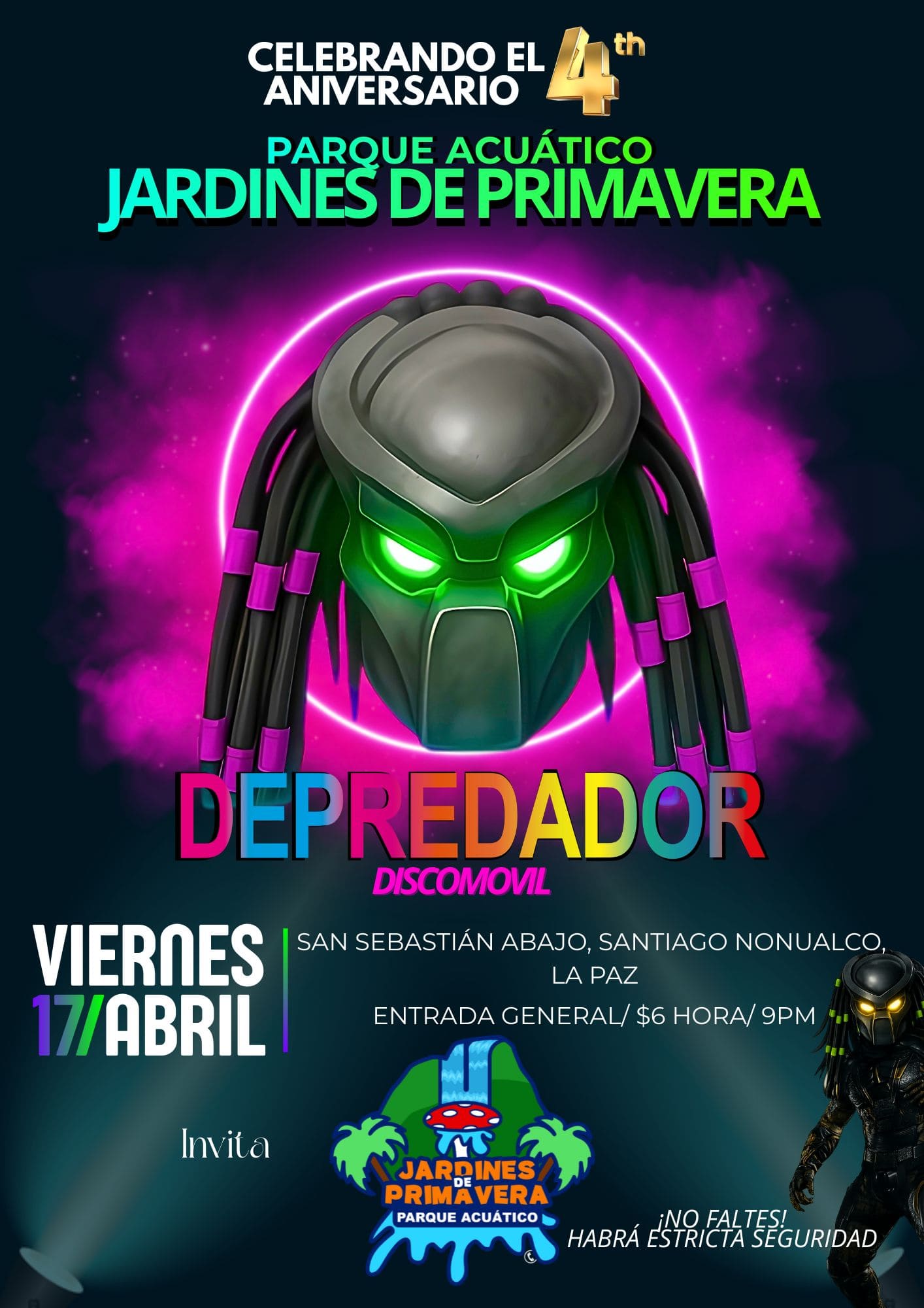 Fiesta Con Depredator En Jardines De Primavera