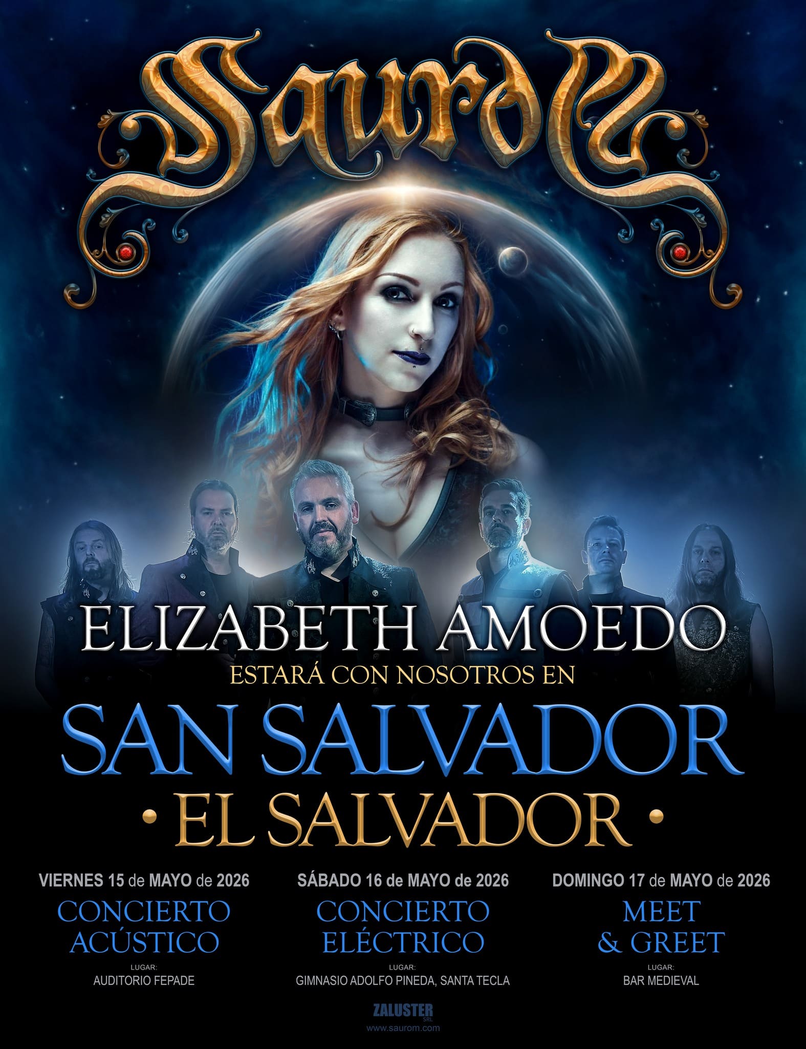 🎶✨ SAUROM & ELIZABETH AMOEDO EN EL SALVADOR ✨🎶