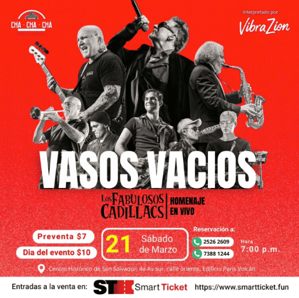 🎶 VASOS VACÍOS – Tributo a Los Fabulosos Cadillacs 🎶
