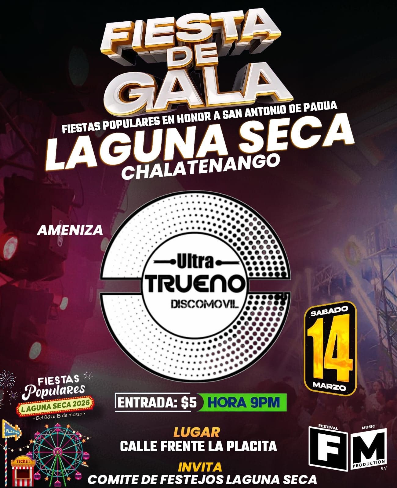 ✨🎶 Fiesta de Gala – Fiestas Populares Laguna Seca 2026 🎶✨