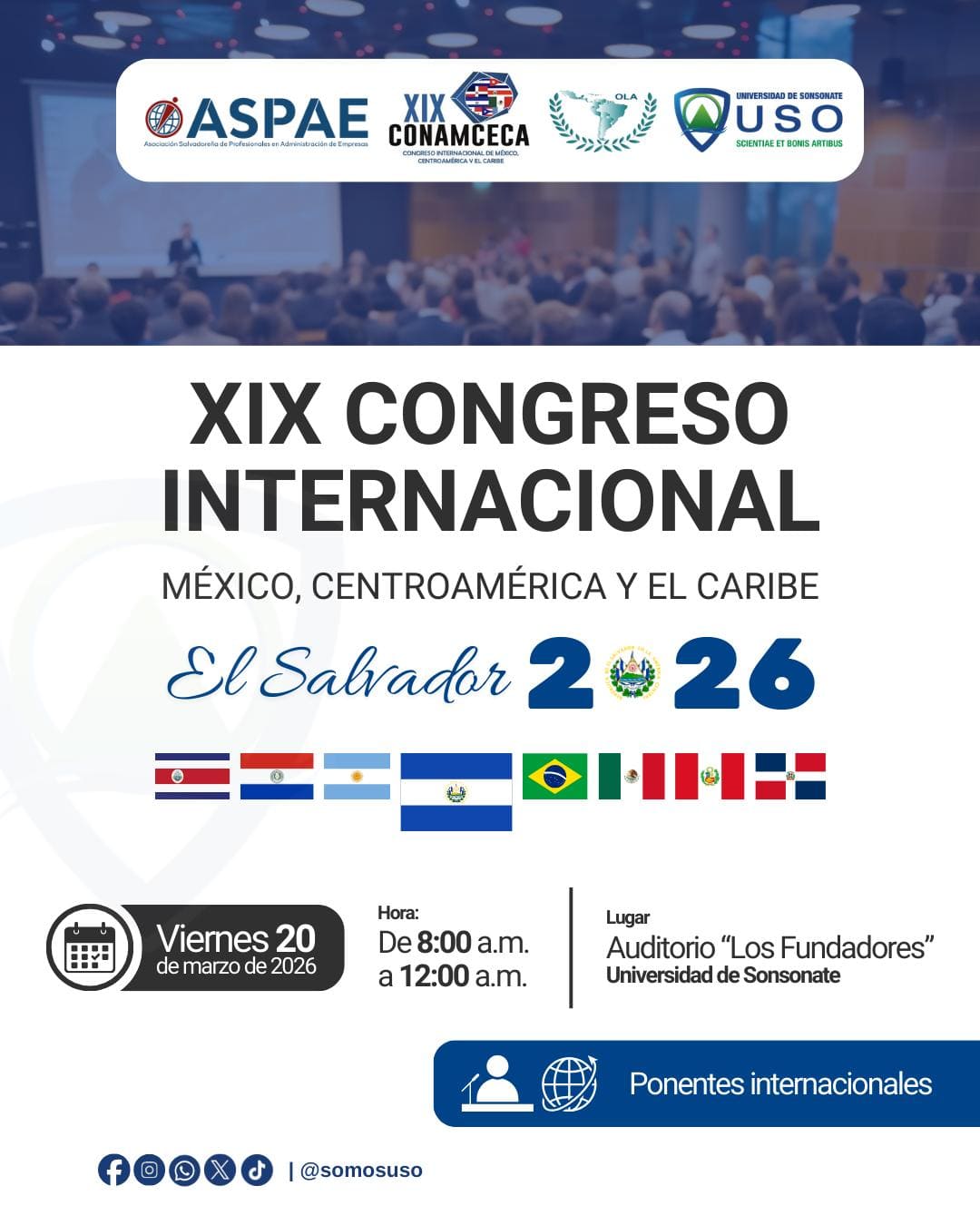 XIX Congreso Internacional México, Centroamérica y el Caribe  
