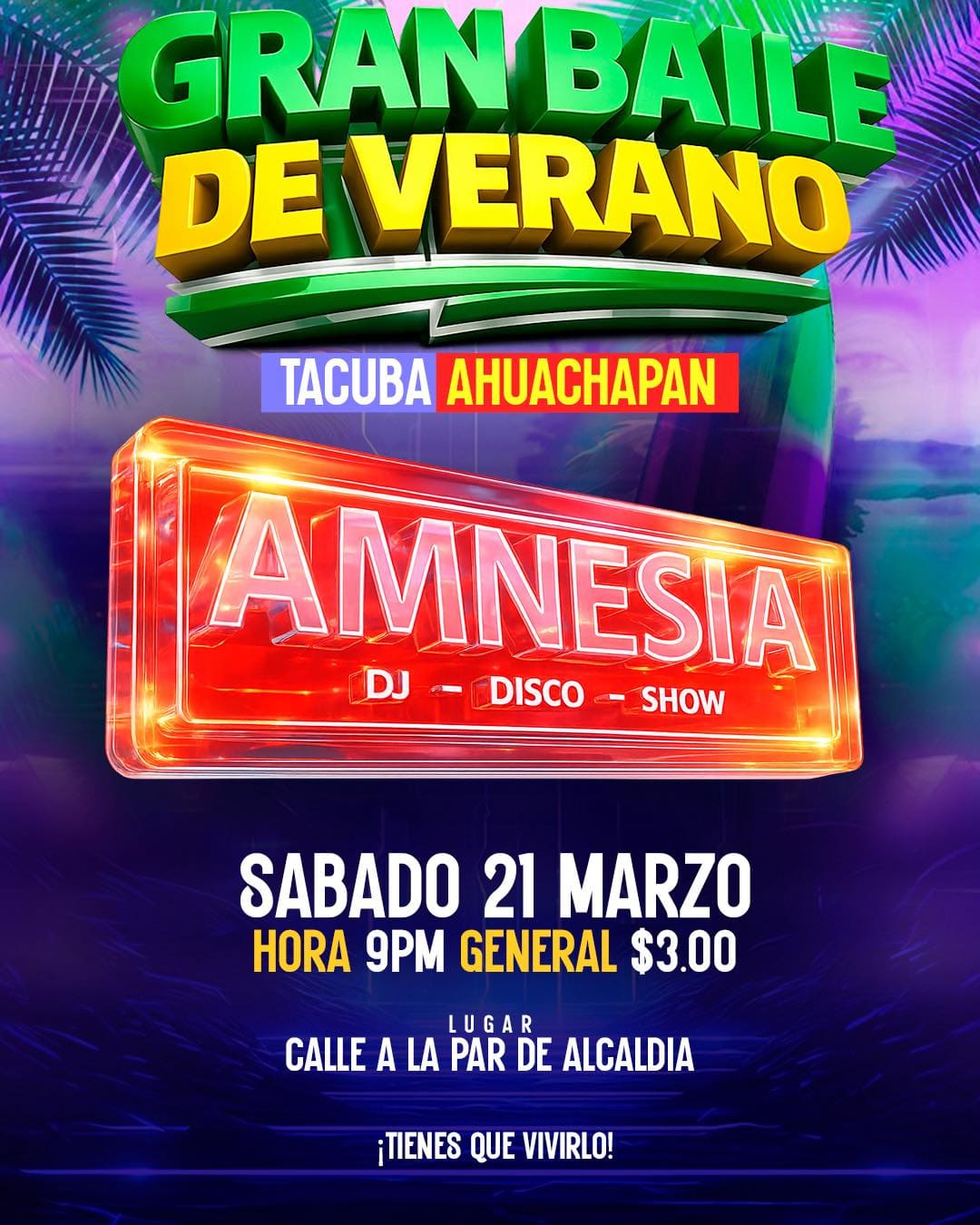 🎉 GRAN BAILE DE VERANO 🎉