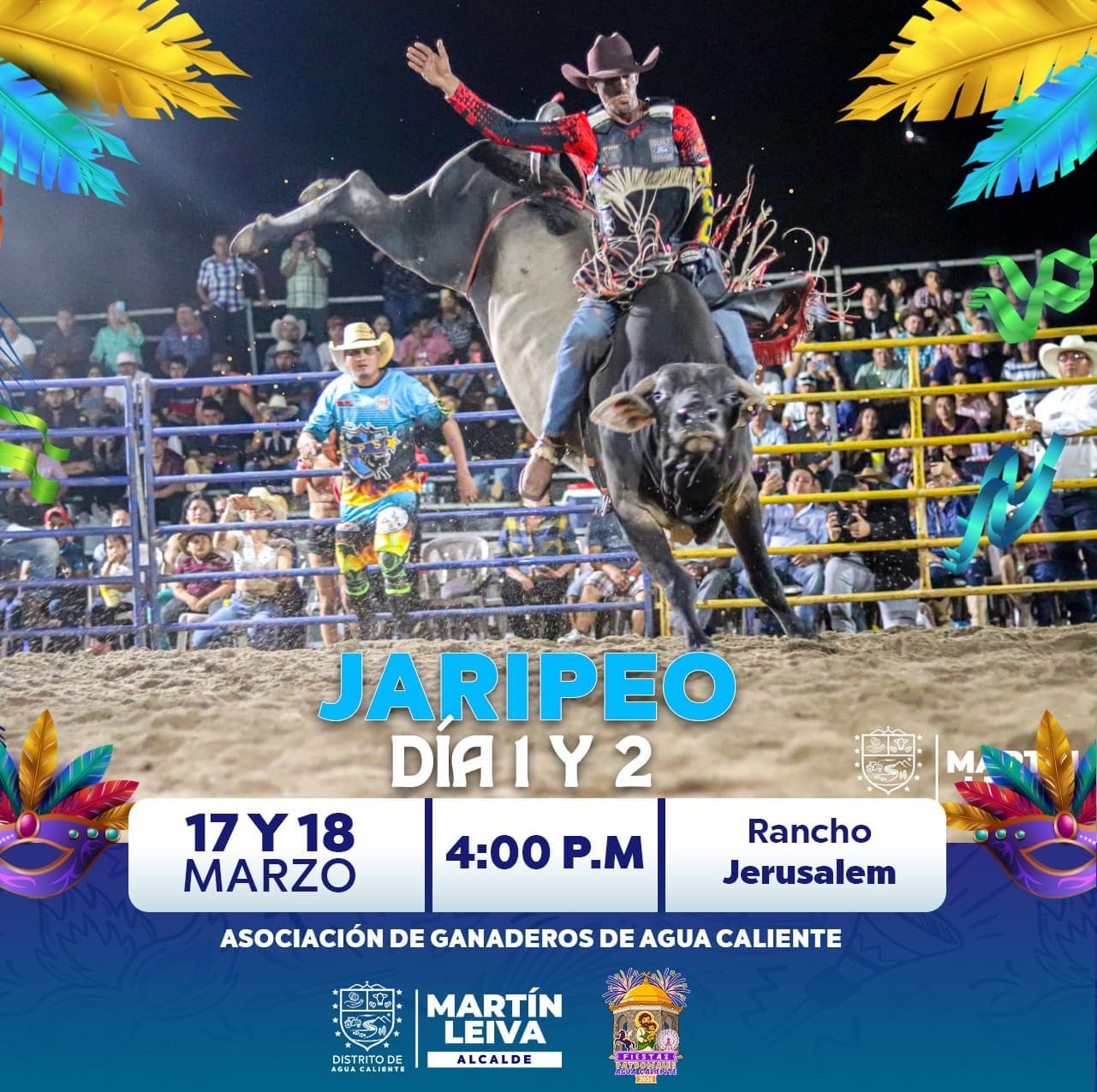 🎉 ¡Gran Jaripeo en Rancho Jerusalem! 🎉