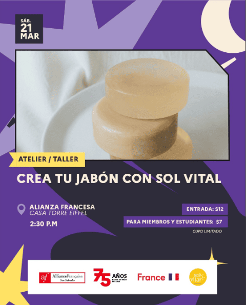 TALLER: CREA TU JABÓN CON SOL VITAL