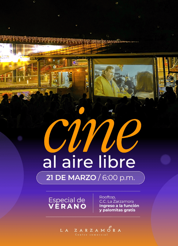 🎬✨ Cine al aire libre – Especial de Verano ✨🎬