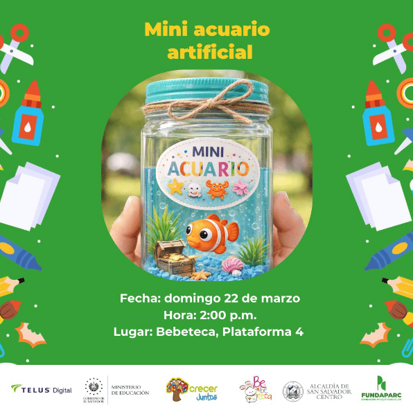  Mini acuario artificial 🫧