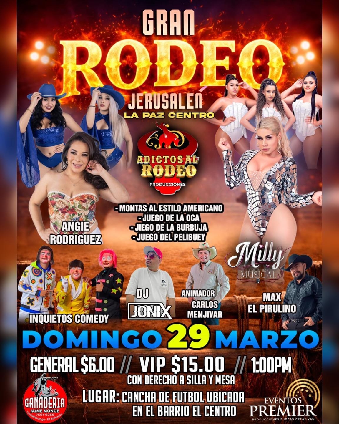  ¡GRAN RODEO EN JERUSALÉN LA PAZ CENTRO🔥🤠