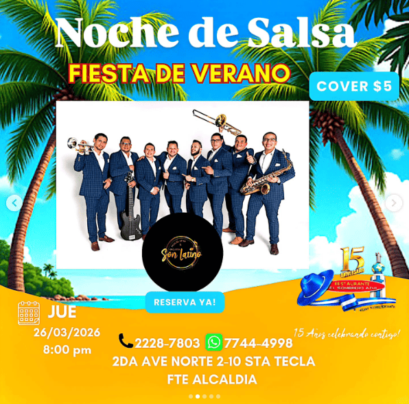 Noche De Salsa Con Son Latino 🌴🥁
