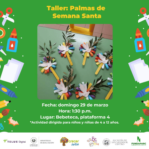 Taller: Palmas De Semana Santa