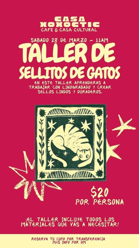 Taller De Sellitos De Gatos