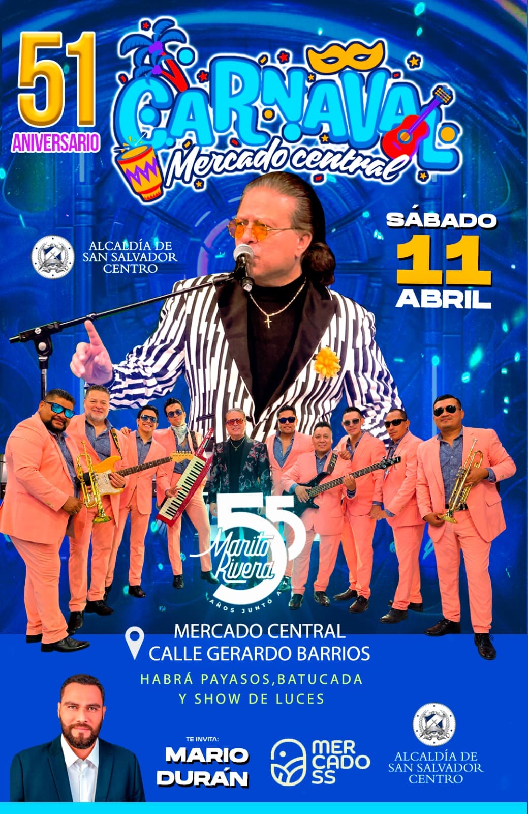 Carnaval Del Mercado Central Con Marito Rivera