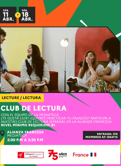 Club De Lectura En La Alianza Francesa