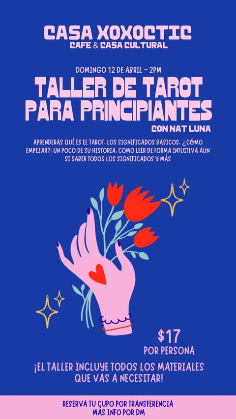  Taller de Tarot para Principiantes 🌸🔮