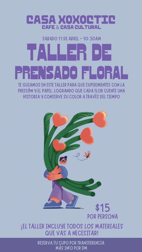 Taller de Prensado Floral 🍃🌸