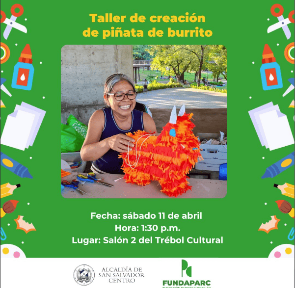 Taller de creación de piñata de burrito. 🪅